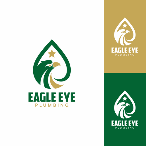 Eye catching and very marketable logo for plumbing company. The company name is Eagle Eye Plumbing Design by Ikan Tuna