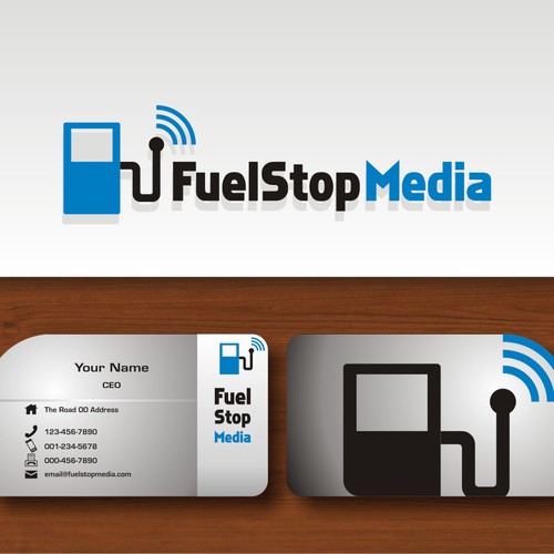 Help Fuel Stop Media with a new logo and business card Design by Tianeri