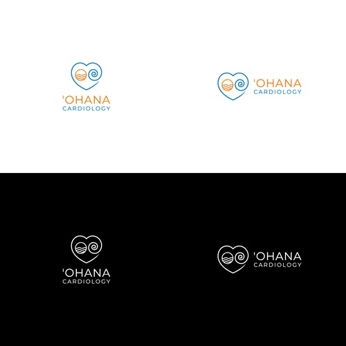 Affable but professional Cardiology Practice located in Hawaii Design by graphicdesign240