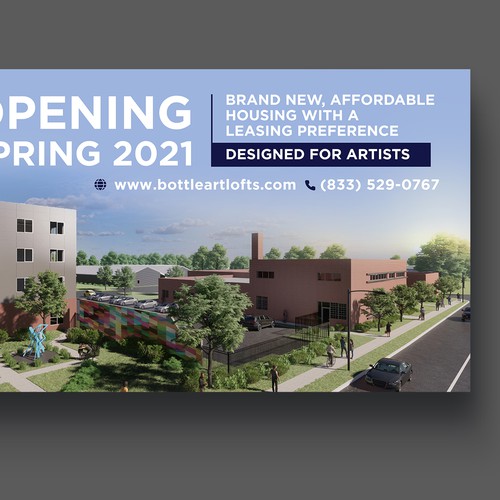 Show Us Your Creative Side with a Banner for New Artist Housing Design by M A D H A N