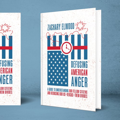 Cover for a book aimed at reducing American political anger Design by The Odd Seed