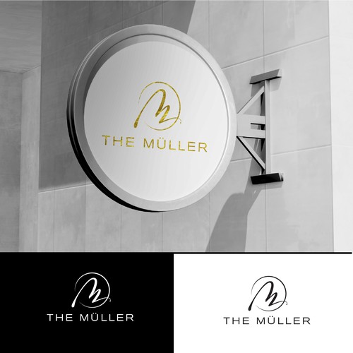 Want a challenge? Use the umlaut  - create a luxury logo for an apt building – The Müller Design by S.H Designs