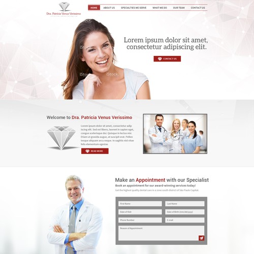 Clinica odontológica Dra. Patricia Venus Verissimo - SITE Design por Design Injector