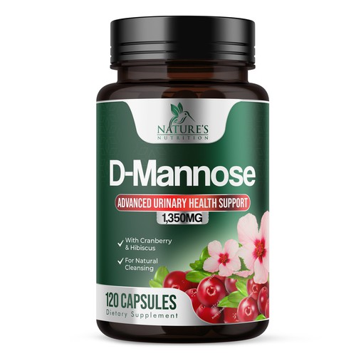 Colorful D-Mannose Design Needed for Nature's Nutrition Design réalisé par UnderTheSea™