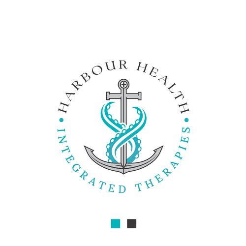 revamp a logo for an integrated health center in our west coast surf town of Ucluelet Design by StudioJack