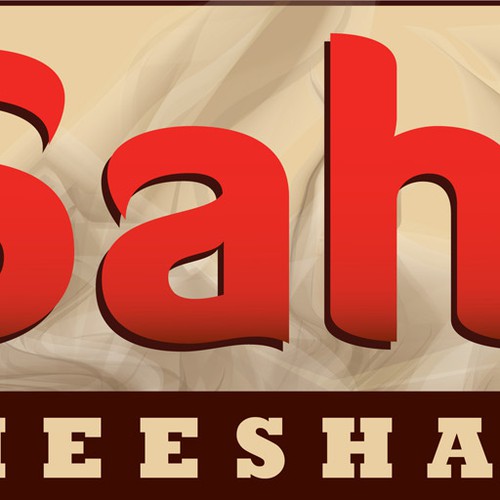 Create a Sahara Sheesha Lounge Store Sign Design by Satori.