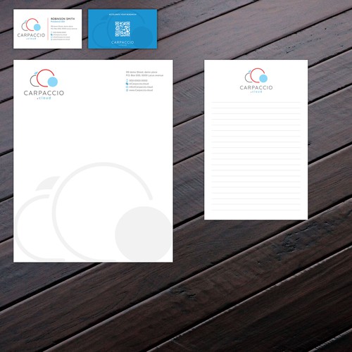 Give more muscle to research with graphic ID for CARPACCIO.cloud Design by Felix SH