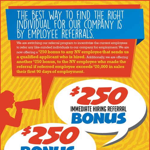 Employee Referral Program Flyer Postcard Flyer Or Print Contest   Attachment 53458631