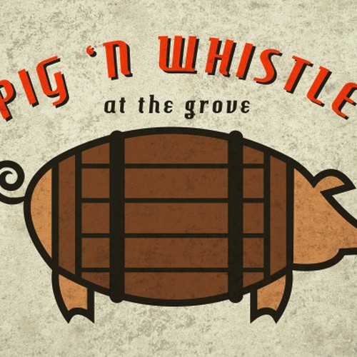 Pig 'N Whistle At The Grove needs a new logo Design by J.t.adman