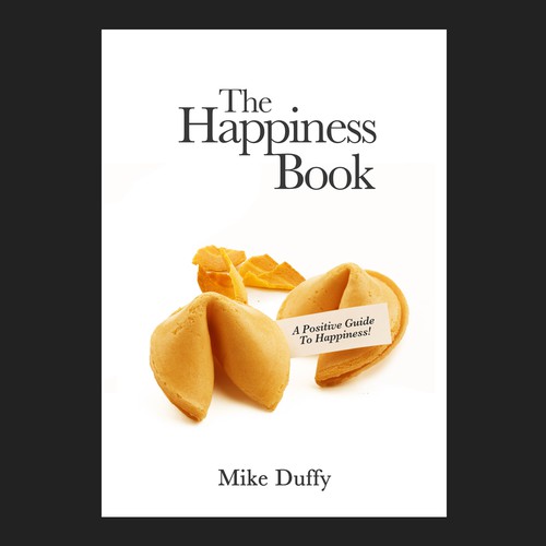 Create a book cover for The Happiness Book: A Positive Guide To Happiness! Design by Saachi kimi