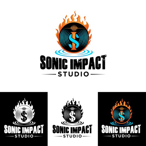 "Looking for a explosive logo that will make a Sonic Impact for a Recording Studio!" Design by PAIJO PETHEL