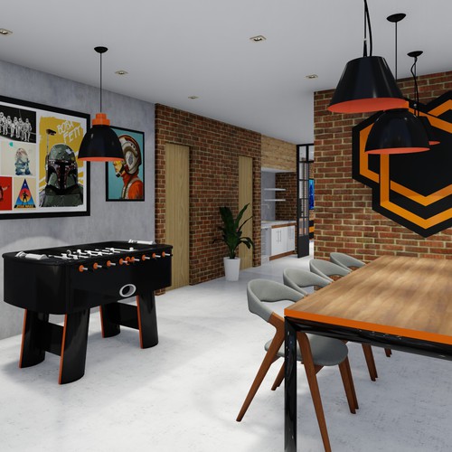 Office design for software development company Design by Gaeah