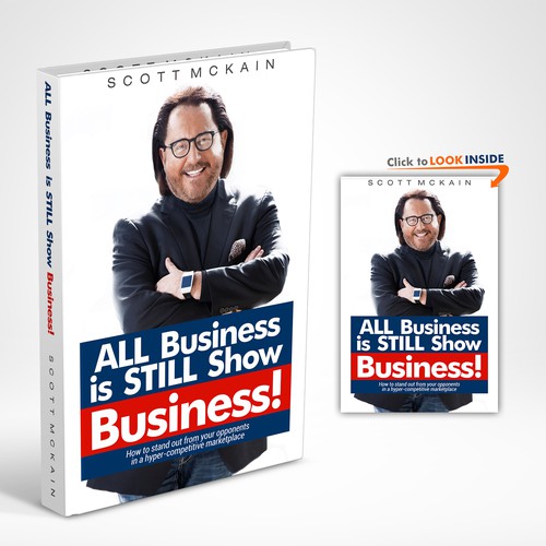 "ALL Business is STILL Show Business!" book cover -- to show the world! Design by Marius Design