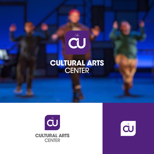 The lead logo for an innovative (collegiate) performing arts center in Maryland. Design by P E T R O V