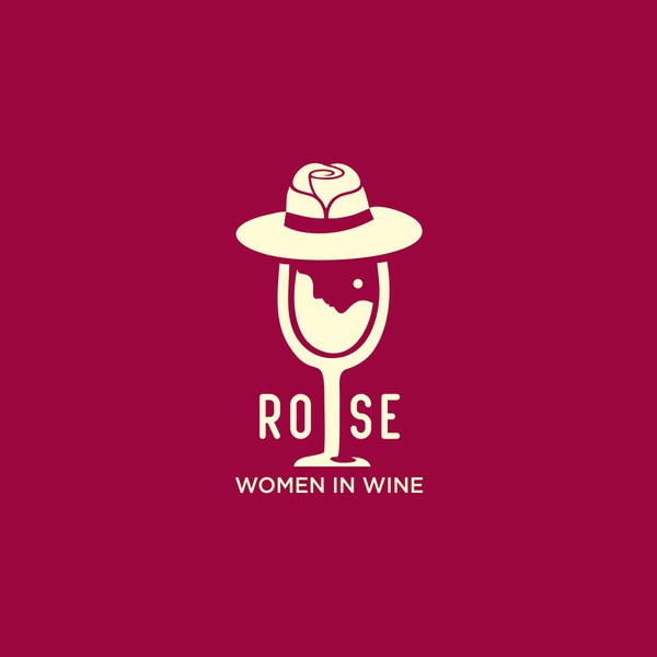 Design by Aurelie ✅ titled "Beauty Rose Wine logo"