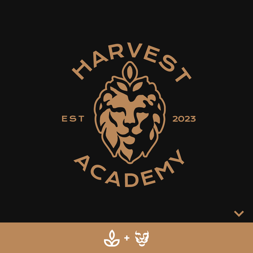 Harvest Academy Lions Mascot Design by josta