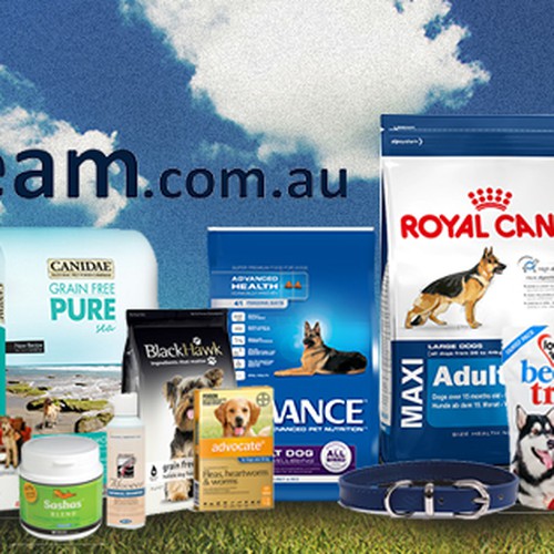 EASY facebook cover photo for an ONLINE PET STORE. Design by Grafikkstudio