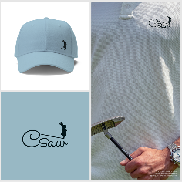 Clean, modern logo for golf