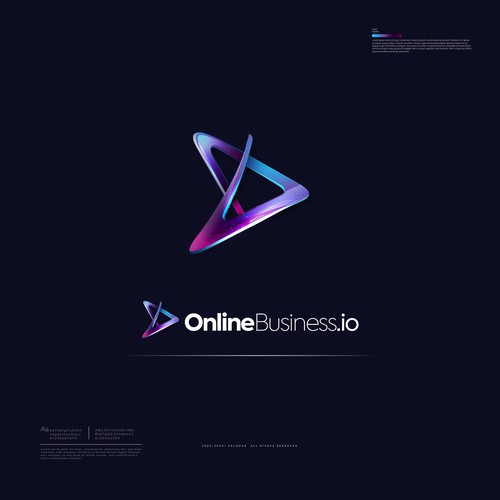 OnlineBusiness™ Branding + Logo Design by Falenar®