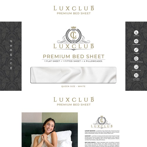 Design In-Store Packaging for Bed Sheets Design by ArtisteXz