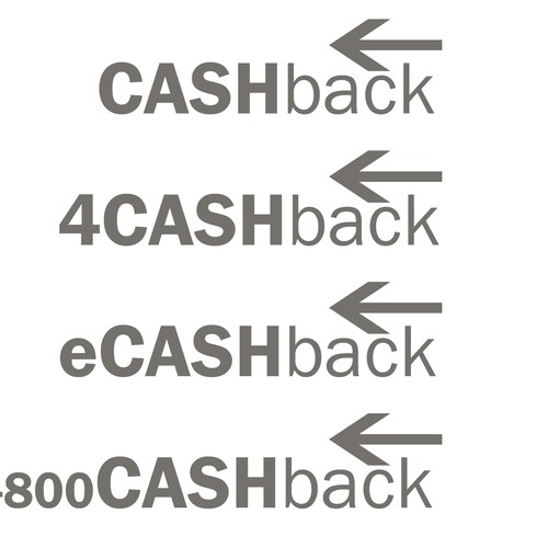 Logo Design for a CashBack website Diseño de pixelz
