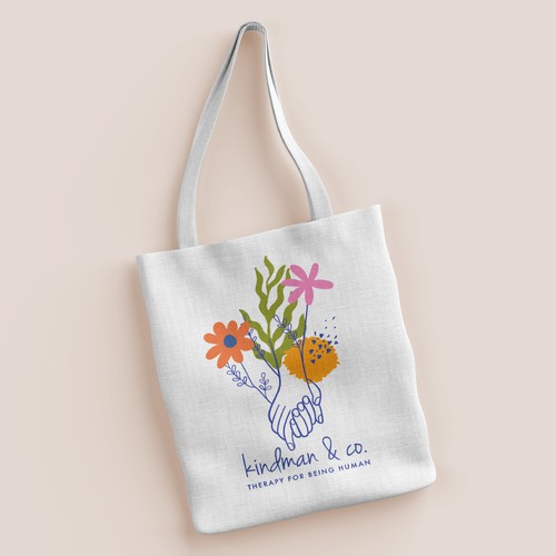 We need a hip, playful design for merch for our therapy practice Design by mrs. nacre