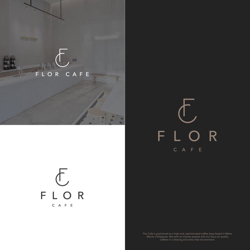 Logo design for high-end coffee shop Design by dadidam