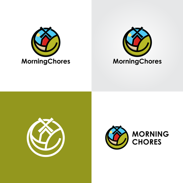 Design by KogoroMouri titled "Logo For MorningChores"