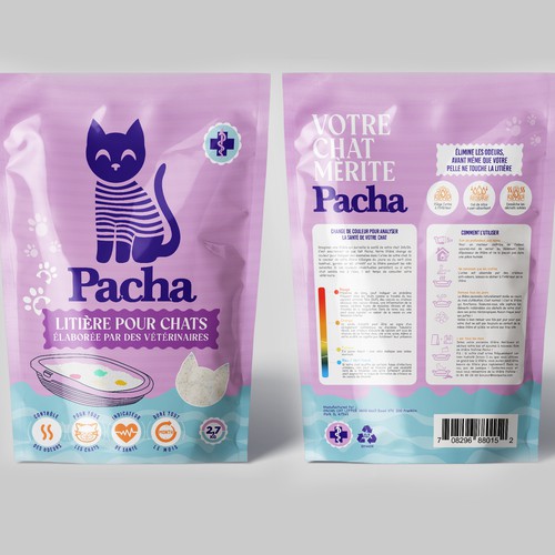 Cat Litter startup Minimalistic packaging - Contest Design by agooshe