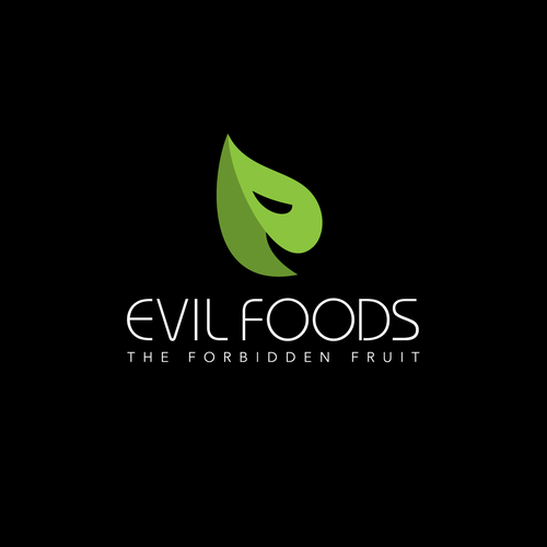 Design a unique, funky logo for "Evil Foods" a food company offering healthy, too good to be true snacks. デザイン by ardhaelmer