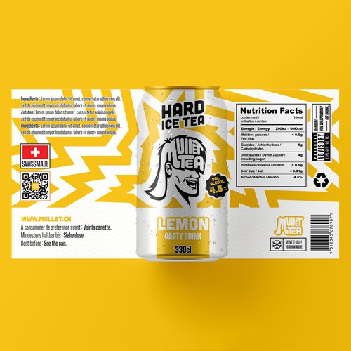 Hard Ice tea Can Design - Be Fun ! Design by Detsx Studio