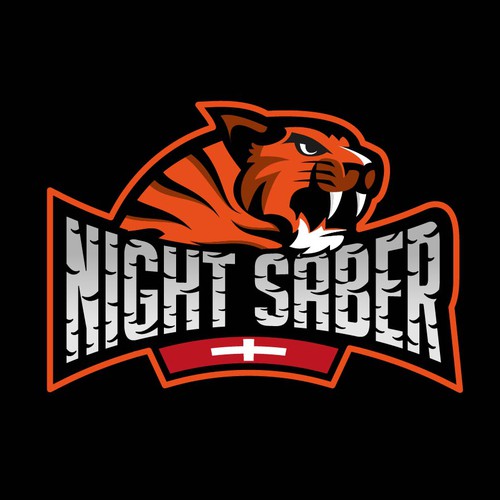 A lively and sporty logo for the new E-Sport structure : Night Saber ...