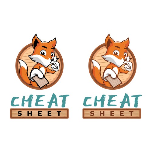 Unique descriptive combo mascot Logo that embodies the action of cheating on a test & shortcuts Design von DevDevit   ★ ★ ★ ★ ★
