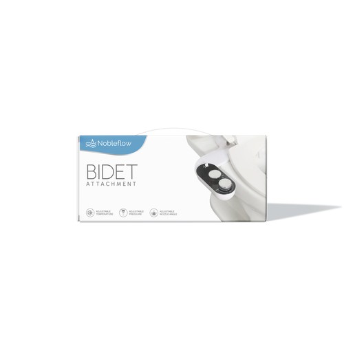 Design the packaging (box) for a new bidet attachment for toilets Design von Out-of-the-box