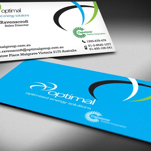 Create new business cards for Optimal Group Design por Creative Catcher