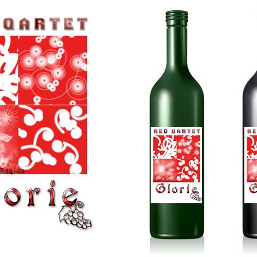 Design di Glorie "Red Quartet" Wine Label Design di Pushon