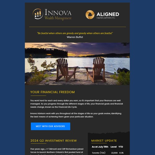 Modern Design for Investment Newsletter Wanted! Design by Silviab1