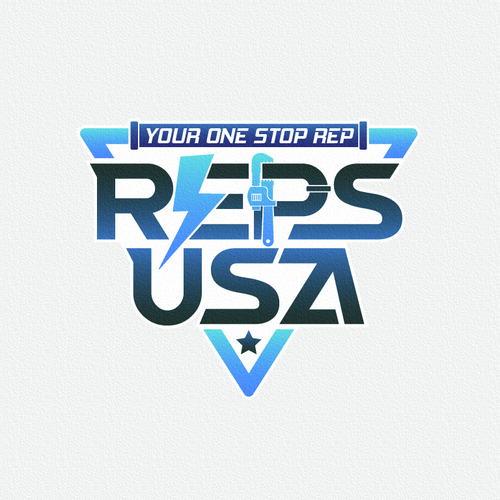 Rep's USA Logo Design by inok june