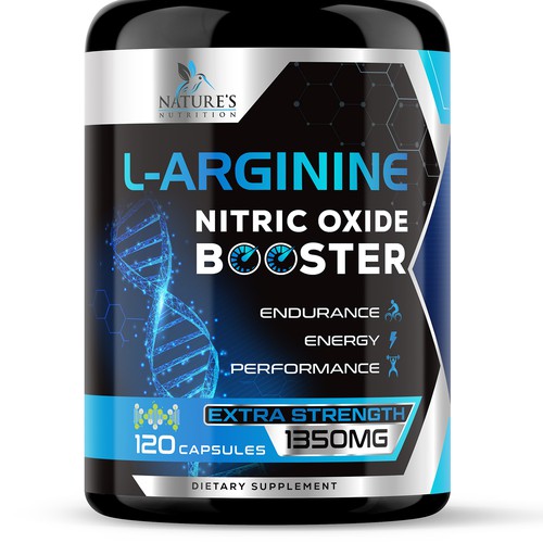 Powerful L-Arginine Capsules Design Needed for Nature's Nutrition Design by ✝DeSiGnEr✝JOHN