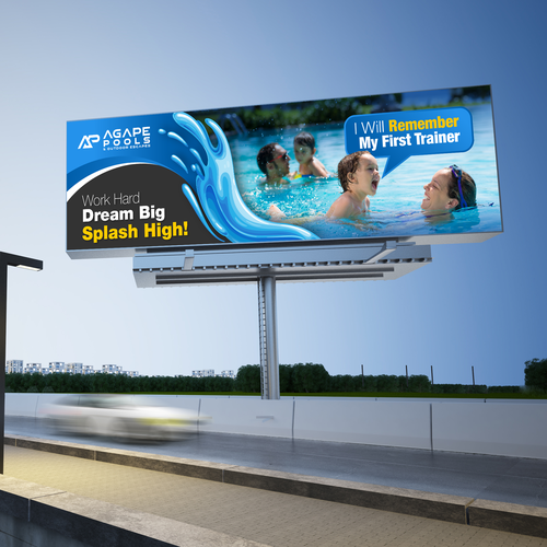 POOL AND OUTDOOR LIVING BILLBOARD DESIGN Design by fastdesign86