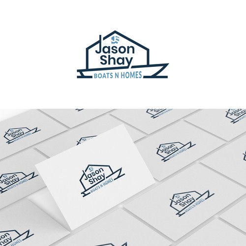 Boats N Homes - Two Careers - Realtor and Fishing Guide Service Design by AKROY