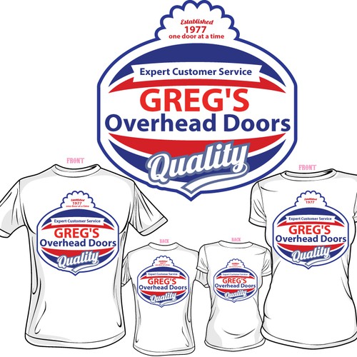 Help Greg's Overhead Doors with a new logo Design by Carmenlrdn