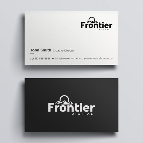 Create a business card with a rock solid brand Réalisé par Rskylight