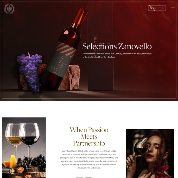 Luxury Shopify Wine Store