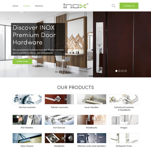 Architectural hardware website Design von ♾️e2infinity♾️