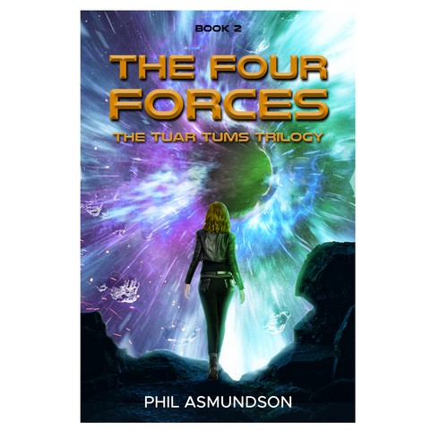 Book cover for second book in hard science fiction novel trilogy Design by M O N O L I T H