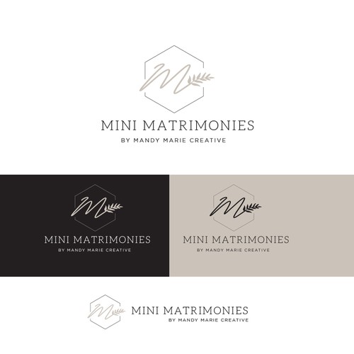Mini Matrimonies Logo Needed For Micro Wedding Ceremonies! Design by alediba