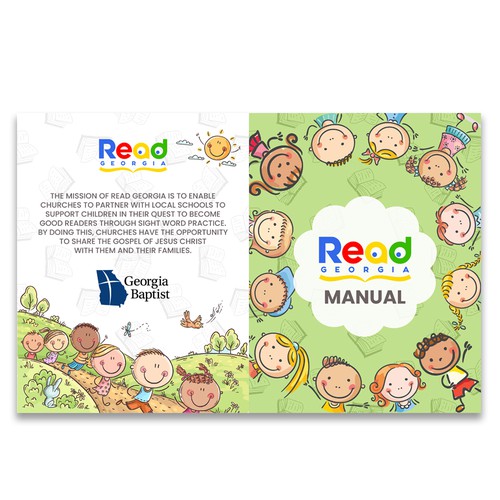 A book cover to inspire volunteers reading to children! Design by Thespian⚔️