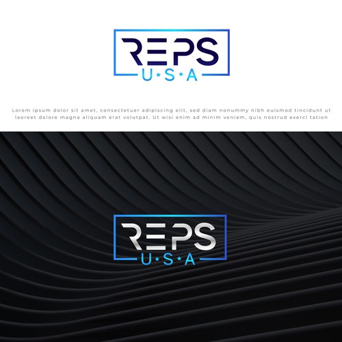 Rep's USA Logo Design by Kate Visuals