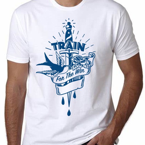 Artistic T-shirt design - simple and fresh. Design by gajah-gajah